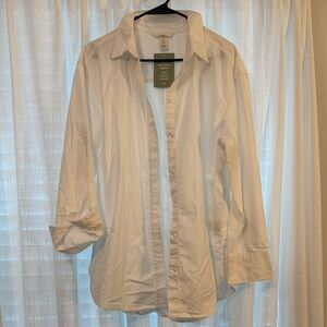 NWT H&M Oversized poplin Button-Down Shirt